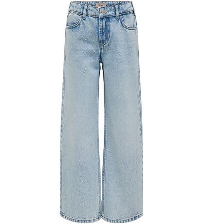 Kids Only Jeans - KogCobain - Light Blue Denim w. Rhinestone