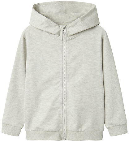Name It Cardigan - NkmBertillo - Light Grey Melange w. Print