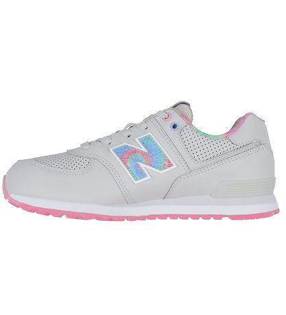 New Balance Shoes - 574 - Grey Matter/Signal Pink