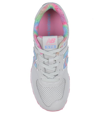 New Balance Shoes - 574 - Grey Matter/Signal Pink