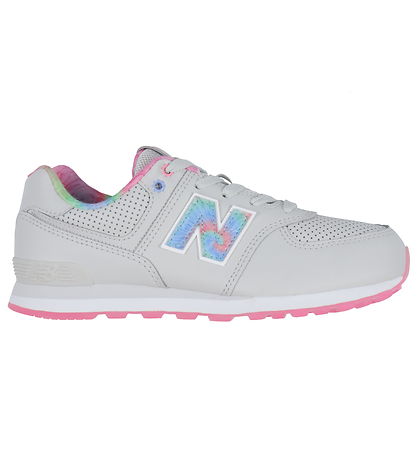 New Balance Shoes - 574 - Grey Matter/Signal Pink