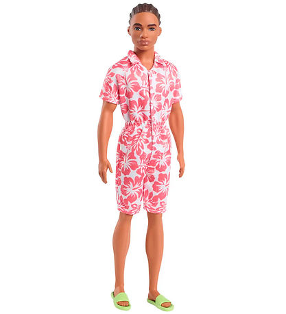 Barbie Dukke - 30 cm - Fashionista Ken Printed Boiler Suit