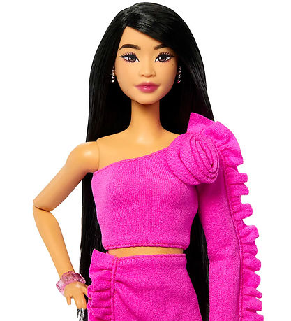 Barbie Dukke - 30 cm - Deluxe Stil Rose Asiatisk