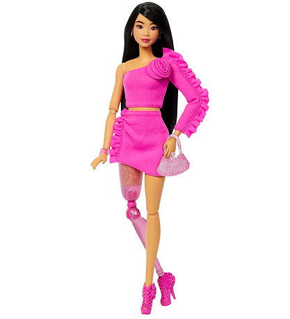 Barbie Dukke - 30 cm - Deluxe Stil Rose Asiatisk
