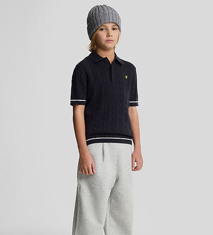 Lyle & Scott Polo - Prjónað - Dark Dökkblátt