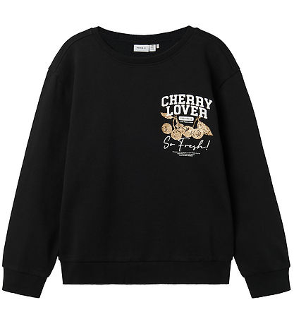 Name Sweatshirt - NkfBukak - Black w. Print