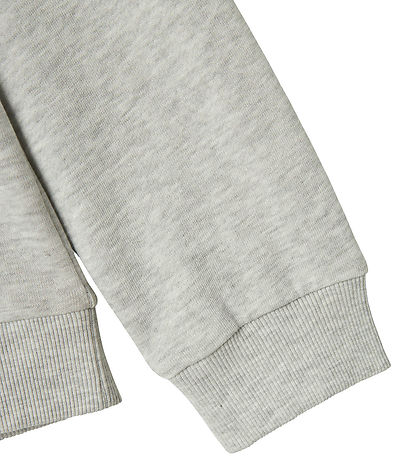 Name It Sweatshirt - NkfBukak - Light Grey Melange w. Print