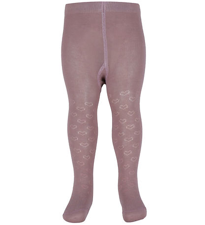 Minymo Strumpfhosen - Lochmuster - 2er-Pack - Rosette m. Lochmus