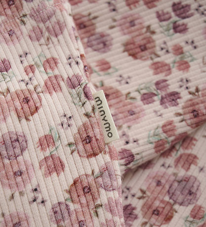 Minymo Leggings - Rib - Peach Písk