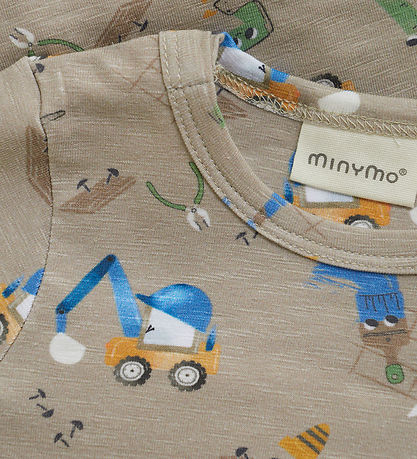 Minymo Body L/æ - Reines Kaschmir m. Print