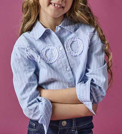 Kids Only Skyrta - KogEtta - Soft Chambray/White M. Cool
