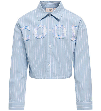 Kids Only Skyrta - KogEtta - Soft Chambray/White M. Cool