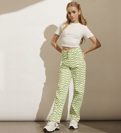 Hound Jeans - Wave Utskrivet Denim - Green
