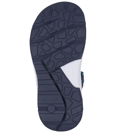 Superfit Sandalar - Criss Cross - Blátt/Turkis Grænt