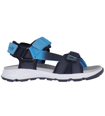Superfit Sandalar - Criss Cross - Blátt/Turkis Grænt