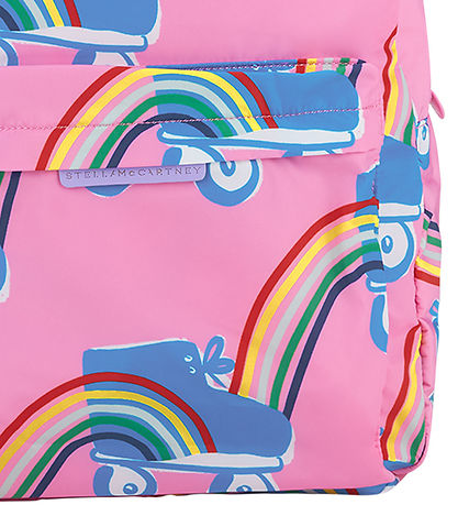 Stella McCartney Kids Bakpoki - Bleikt M. Hjólaskautar