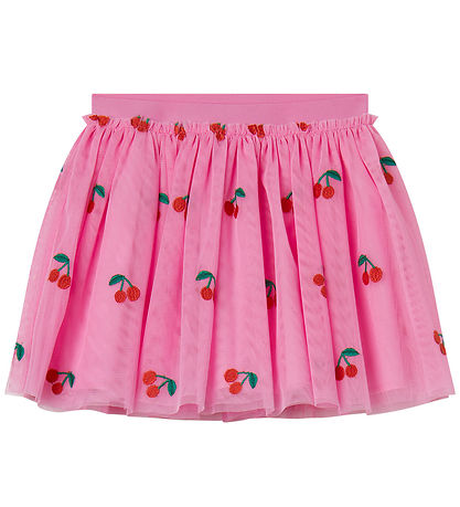 Stella McCartney Kids Tulle Skirt - Pink w. Embroidery