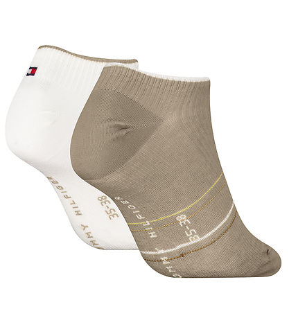 Tommy Hilfiger Sneaker-Socken - 2er-Pack - Sand/Weiß