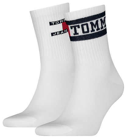 Tommy Hilfiger Socken - 2er-Pack - Weiß/Navy
