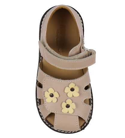 Sandales Angulus - Rosebud/Jaune