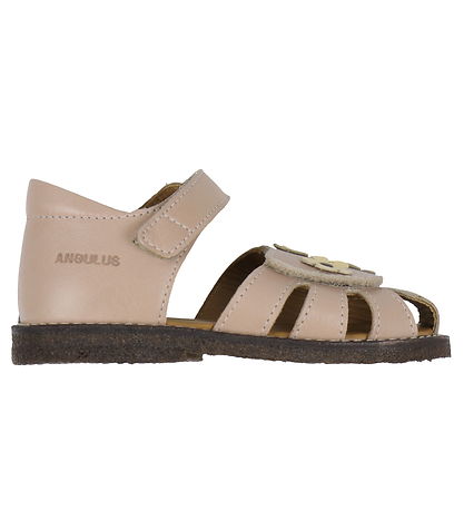 Sandales Angulus - Rosebud/Jaune