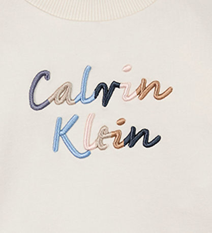 Calvin Klein Sweat Set - Colour Logo - Tofu White