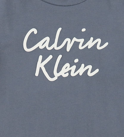 Calvin Klein Stuttermabolur - Colour Lógó - Grisaille Grey