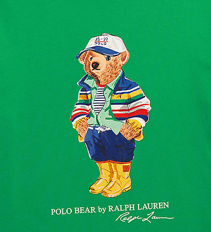 Polo Ralph Lauren Stuttermabolur - Grænt M. Bangsi