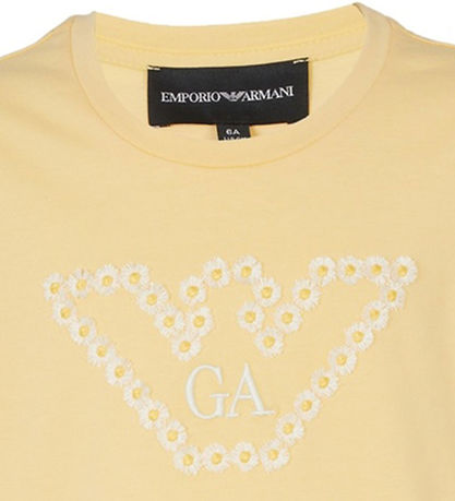 Emporio Armani Stuttermabolur - Golden Haze M. Lógó