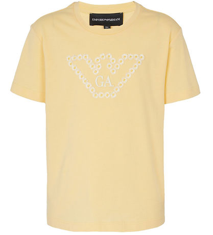 Emporio Armani Stuttermabolur - Golden Haze M. Lógó