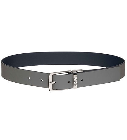 Emporio Armani Gürtel - Umkehrbar - Navy/Grau
