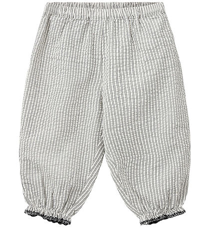 Sofie Schnoor Trousers - Black Thin Stripe