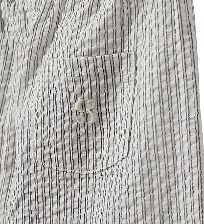 Sofie Schnoor Trousers - White Black Striped