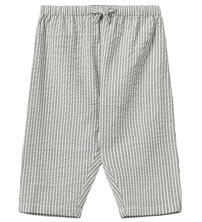 Sofie Schnoor Trousers - White Black Striped