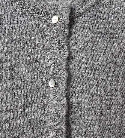 Sofie Schnoor Cardigan - Knitted - Wool - Grey Melange