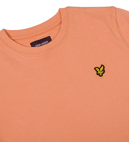 Lyle & Scott Stuttermabolur - Kinetic Appelsína