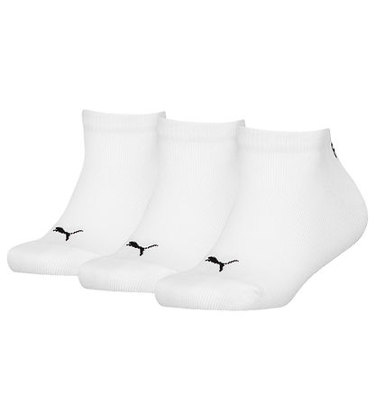 Puma Socks - Kids Sneaker - 3-Pack - White