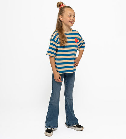 The New Stuttermabolur - TnNanny - White Swan Striped