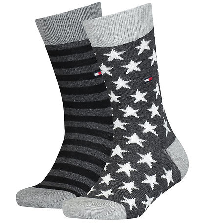 Tommy Hilfiger Sokkar - Stjörnur Önd Rönd - Svart