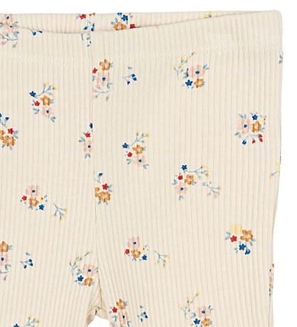 The New Siblings Trousers - Flared Rib - TnstNaya - White Swan A