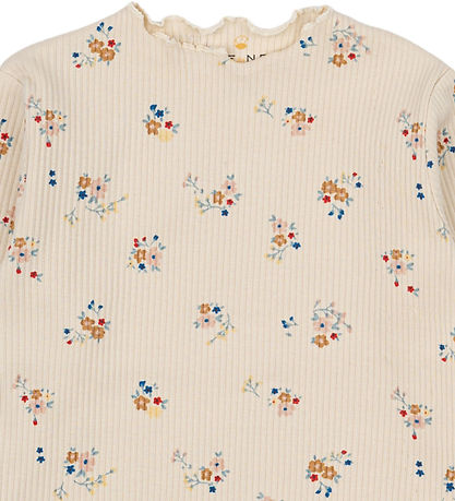 The New Siblings Blouse - TnstNaya - Rib - White Swan AOP