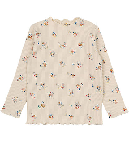 The New Siblings Blouse - TnstNaya - Rib - White Swan AOP