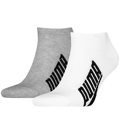 Puma Sneaker-Socken - 2er-Pack - Sneakers - Lifestyle - Weiß/Gra
