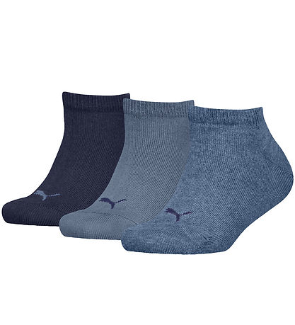 Puma Ankle Socks - 3-Pack - Kids Sneaker - Denim Blue