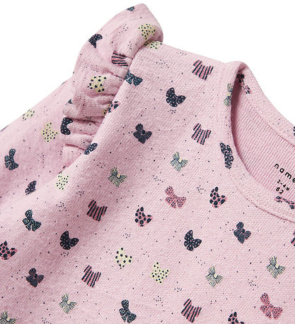 Name It Bluse - NbfRibow - Corsage m. Schleifen