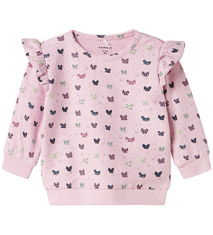 Name It Bluse - NbfRibow - Corsage m. Schleifen