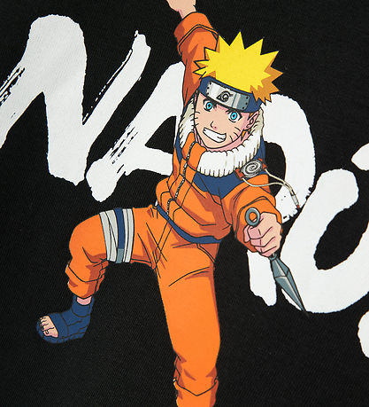 Name It T-shirt - Naruto - NkmOdal - Black w. Print