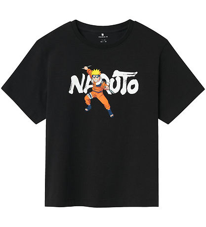 Name It T-shirt - Naruto - NkmOdal - Black w. Print