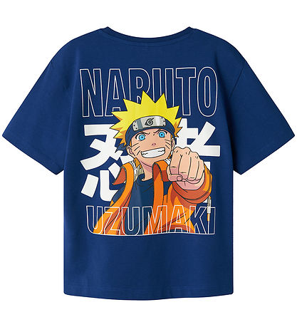 Name It T-shirt - Naruto - NkmOdal - Sodalite Blue w. Print