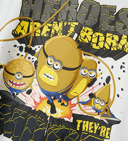 Name It T-shirt - Minions - NkmOby - Bright White w. Print